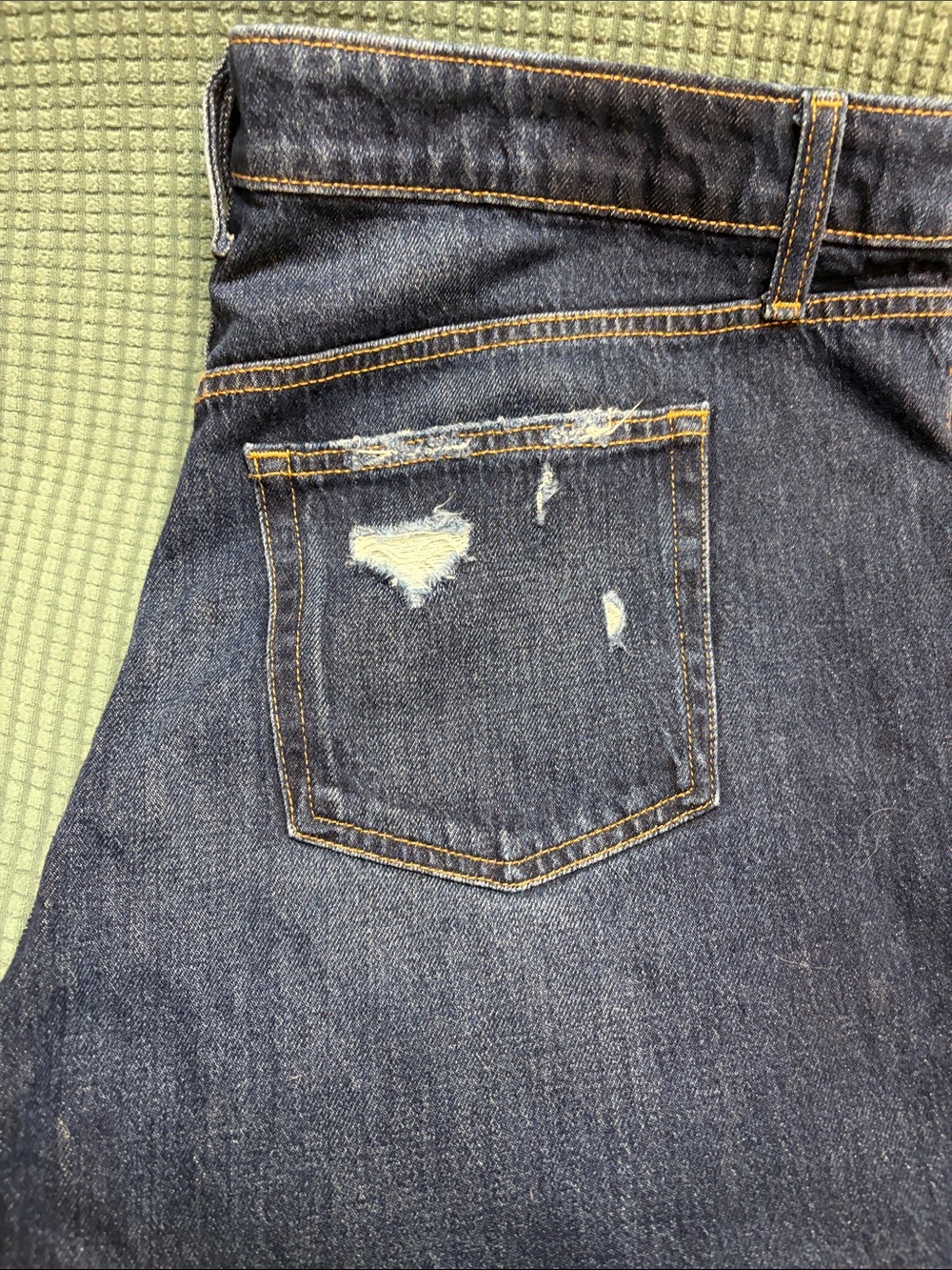 Goldie Dark Blue Distressed Women’s  Jeans